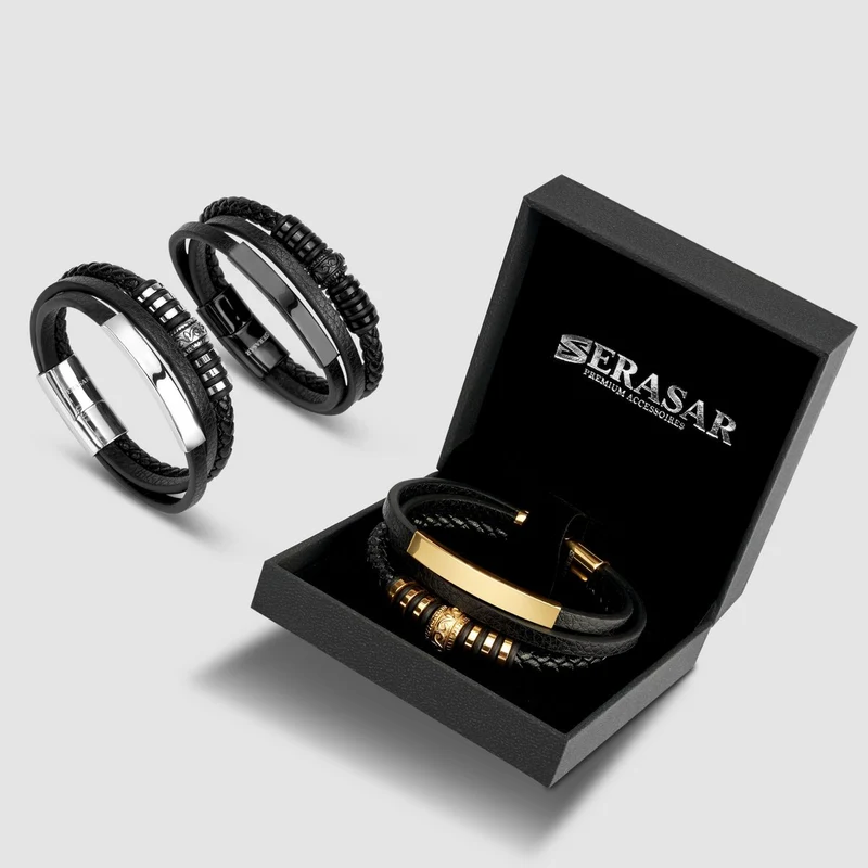 Lederarmband Shine mit Magnetverschluss