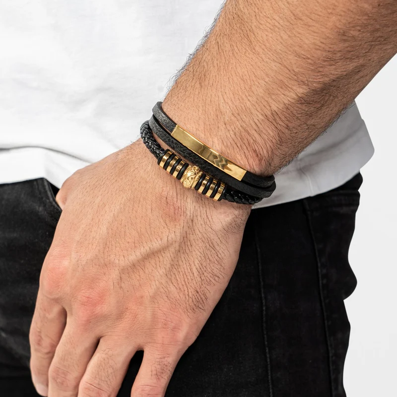 Lederarmband Shine mit Magnetverschluss