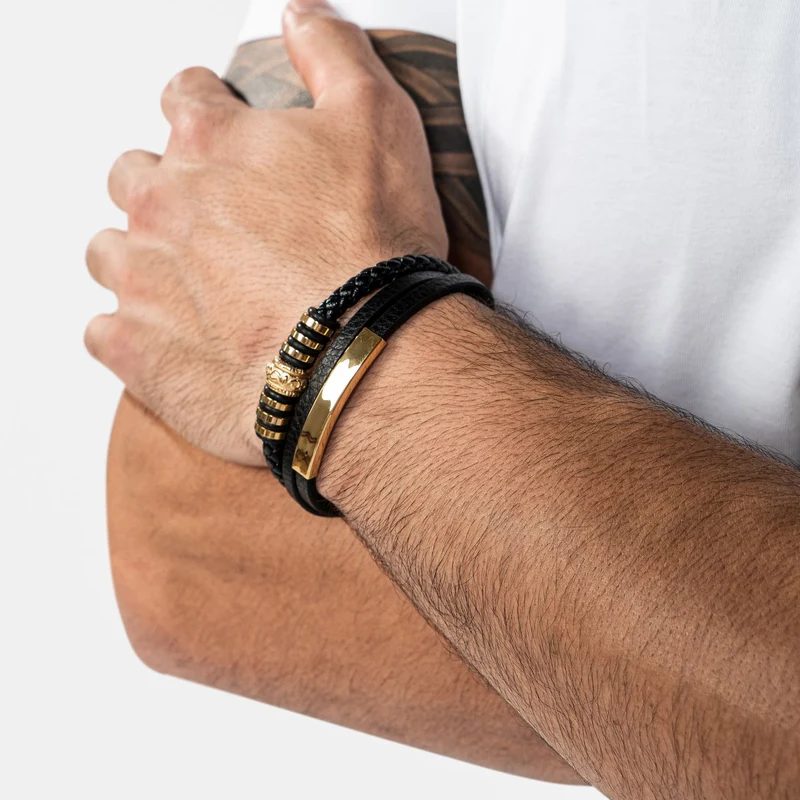 Lederarmband Shine mit Magnetverschluss