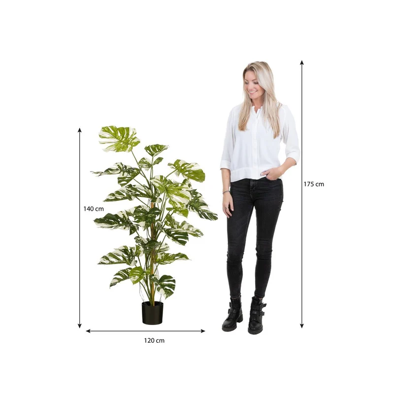 Künstliche Pflanze aus Probenahme - H140 x Ø120 cm - Grün