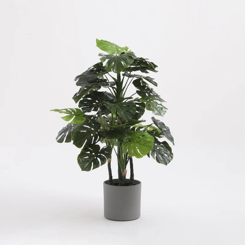 Künstliche Pflanze Monstera – H140 x Ø80 cm – Grün
