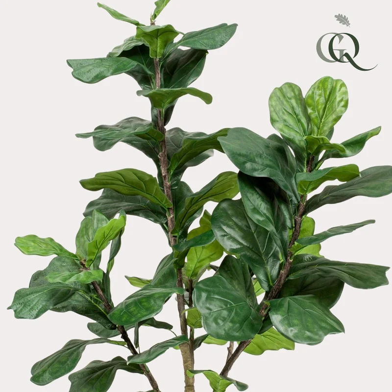 Künstliche Pflanze - Ficus Lyrata - Tabakpflanze - 180 cm