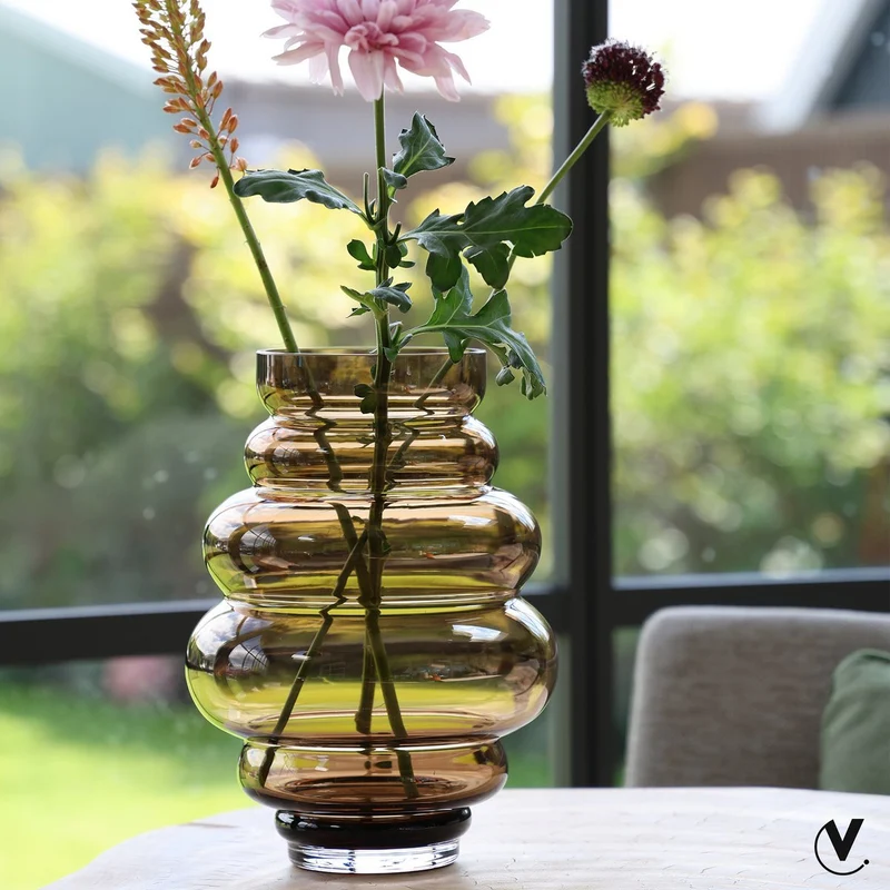 Vase Maputo Taupe