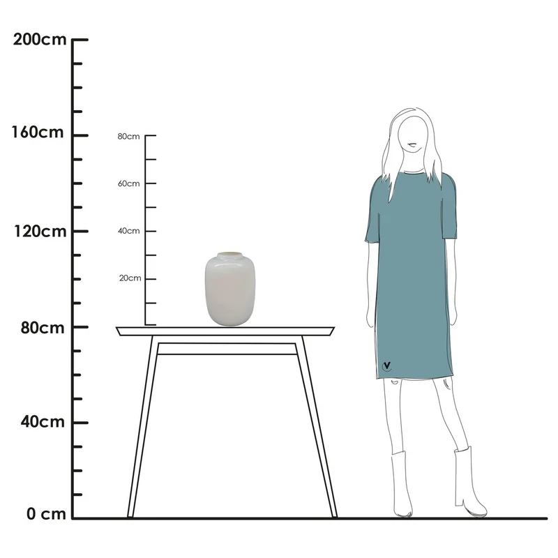 Vase Artic Elfenbein