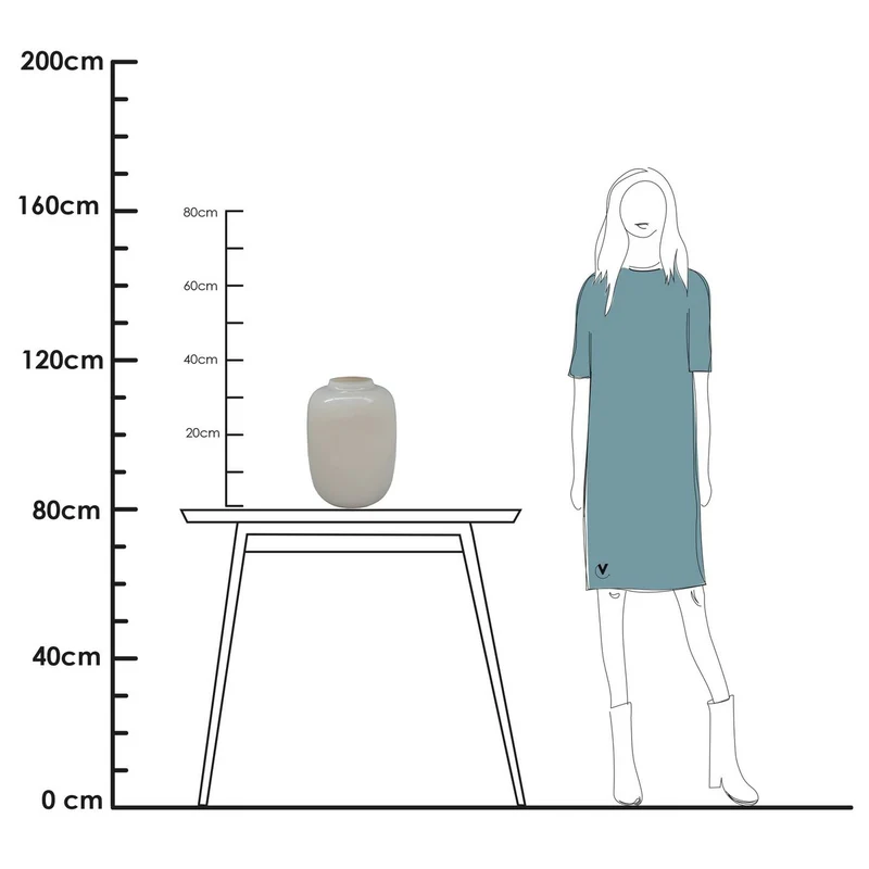 Vase Artic Elfenbein