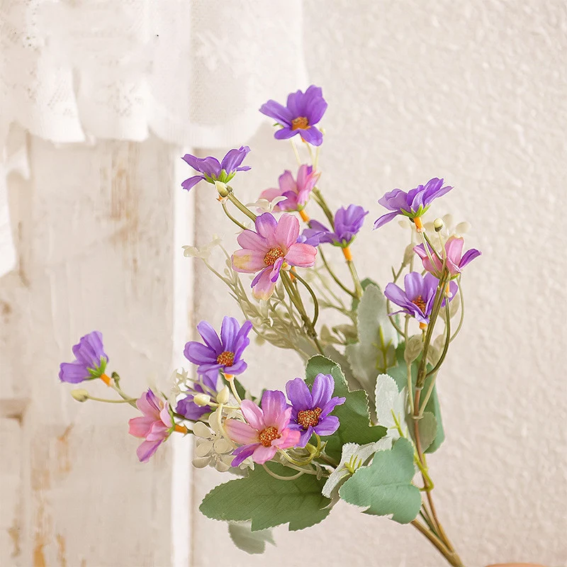 33 cm 5 Stängel Künstliche Marguerite Blumen Künstliche Gänseblümchen
