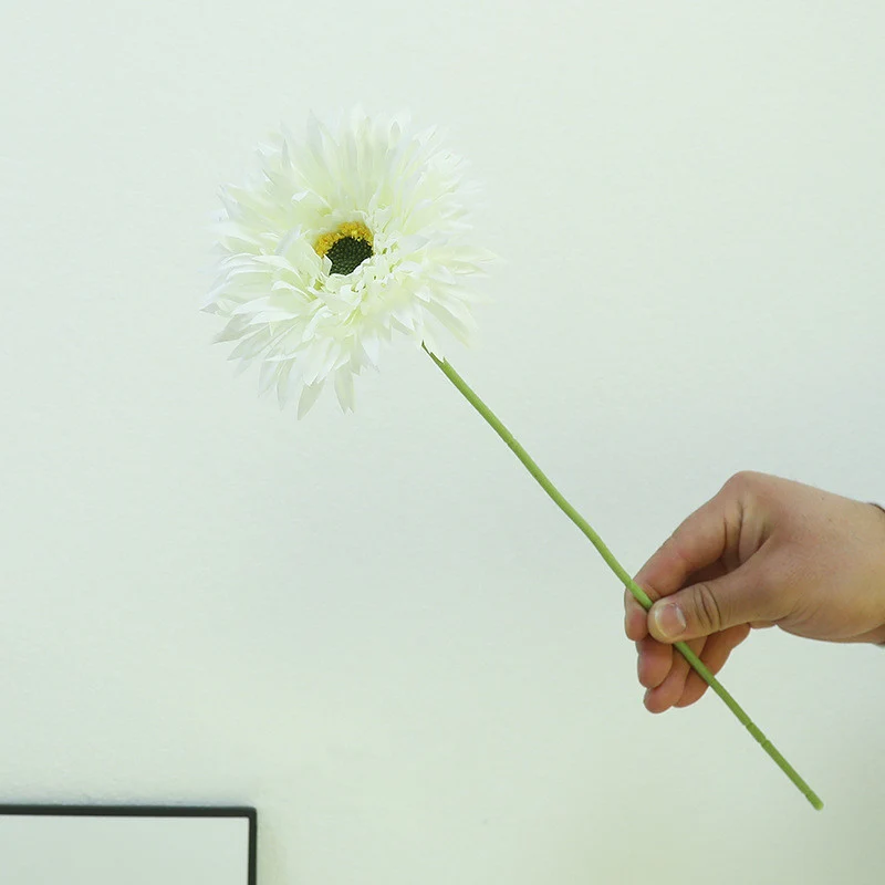 10 Stück 45 cm lange künstliche Gerbera-Blüten-Sträußchen – perfekt für Inneneinrichtung, Vase-Arrangements, Hochzeit, Party-Tischmitte und DIY-Blumen-Dekoration