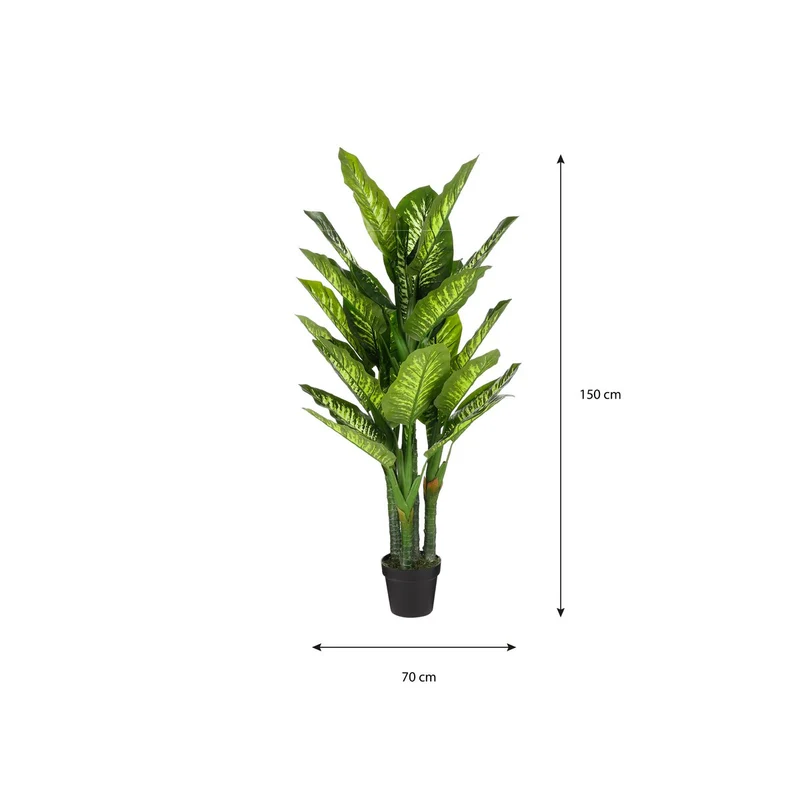 Künstliche Dieffenbachia (150 cm)