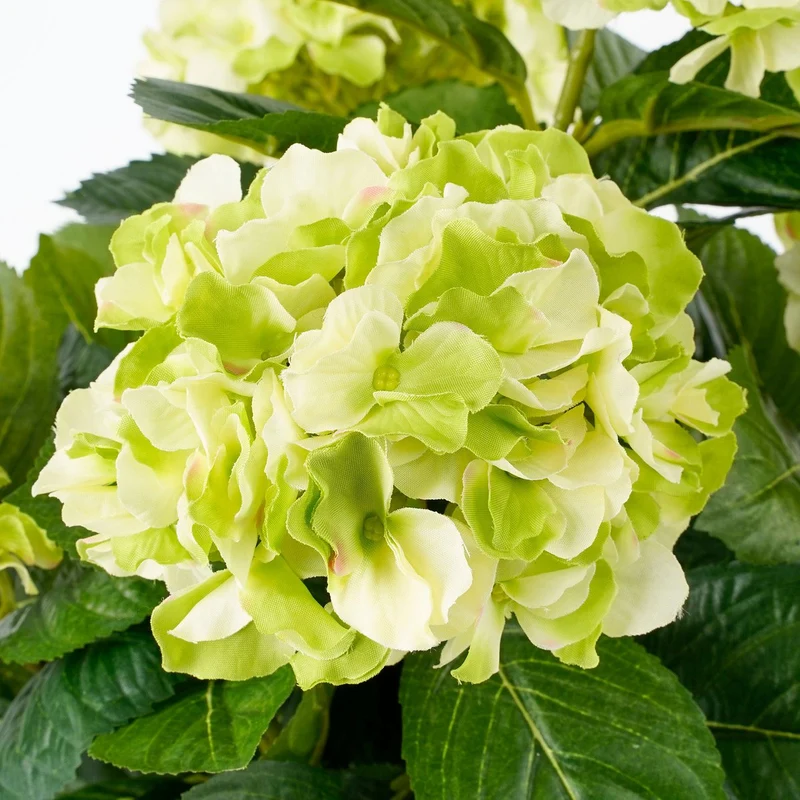 Künstliche Hortensie Creme