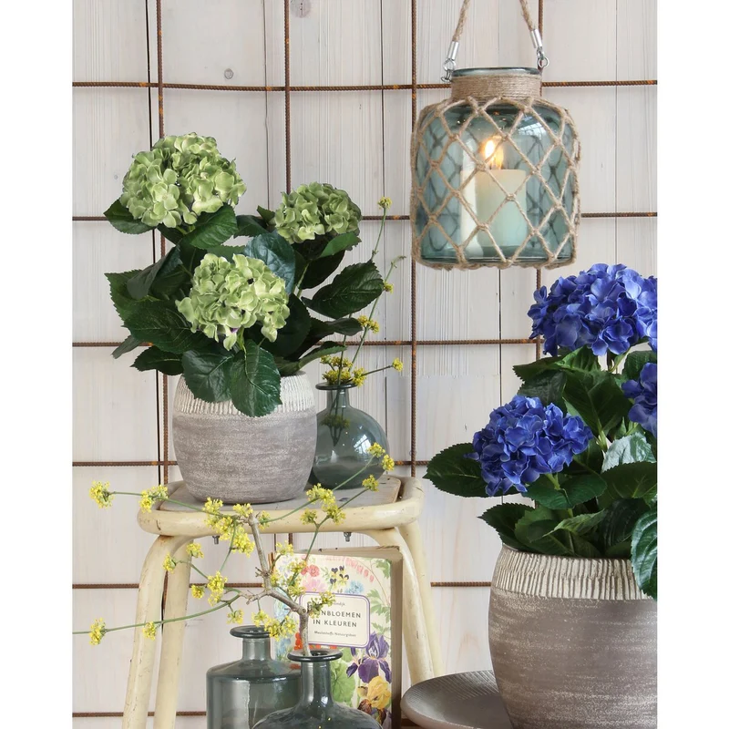 Künstliche Hortensie Creme