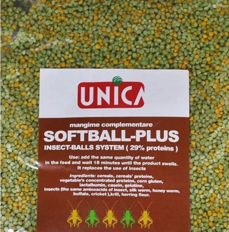 Softball Plus 1 kg (Alternative zu gefrorenen Insekten) 29 % Protein