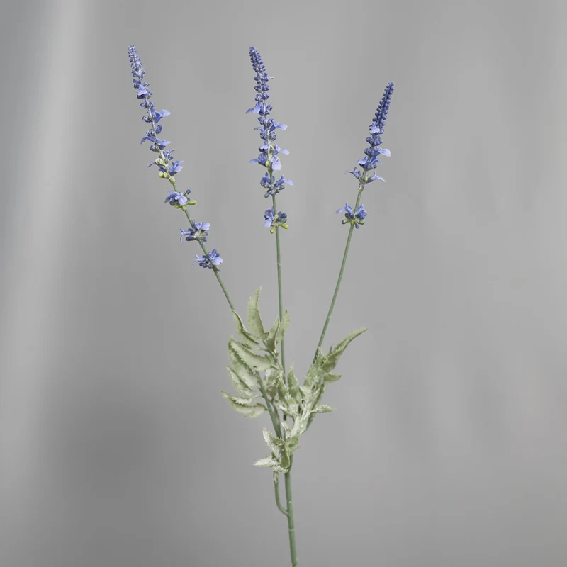 Großhandel: 55 cm künstliche Duft-Lavendel-Stängel Haptische Dekorationsblumen für zu Hause