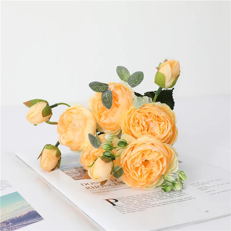 30 cm künstliche Pfingstrosen – Seidenblumenstrauß im Bulk-Pack für Hochzeit, Party & Zuhause