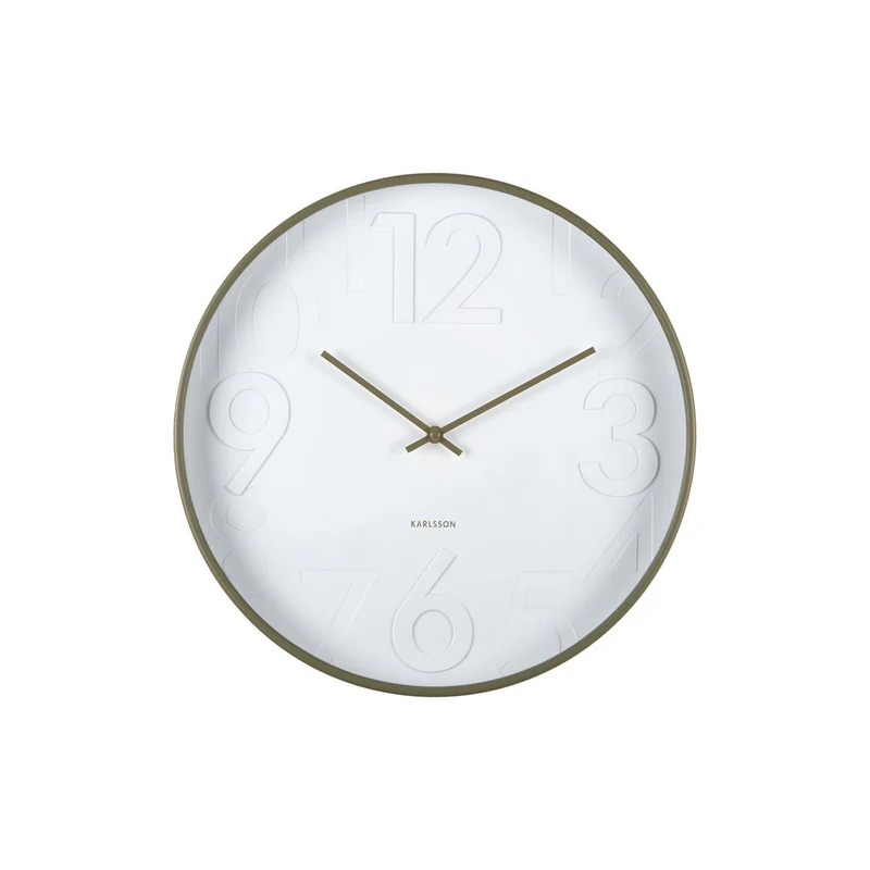 Wanduhr „Fasten“ – Minimalistisches Design von Karlsson