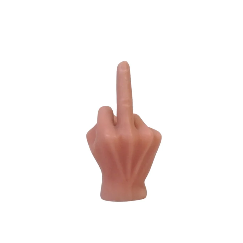 Statement-Kerze in Handform, Pink