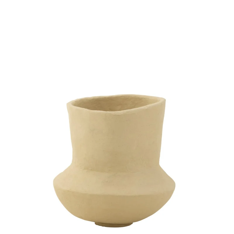 Blumentopf Archaic Papier Natur Klein