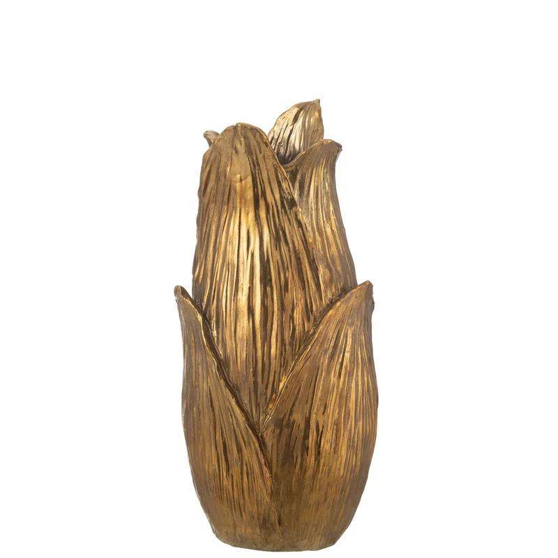 Vase Nebu Blütenblatt Gold Klein