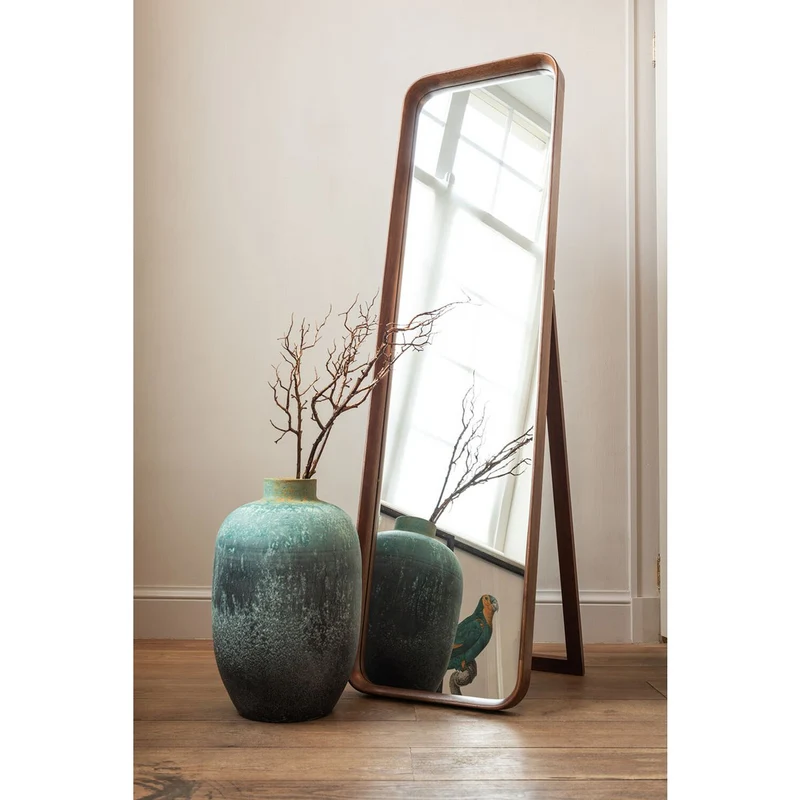 Vase Vintage Keramik Azurblau Klein