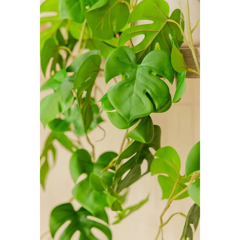 Künstliche Hängepflanze Monstera, 95 cm
