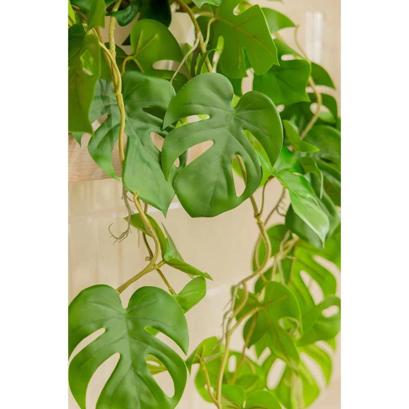 Künstliche Hängepflanze Monstera, 95 cm