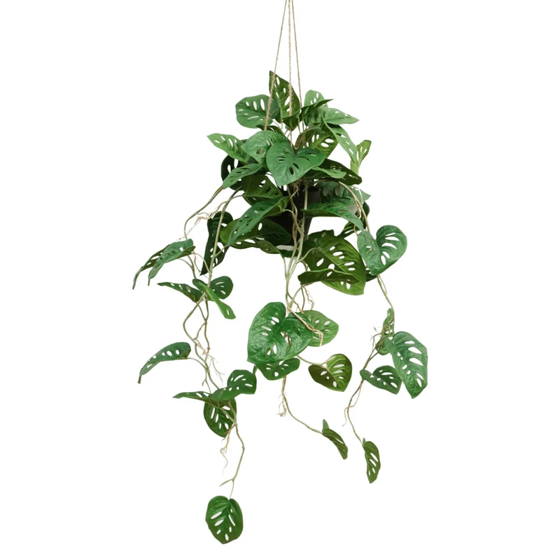 Künstliche Hängepflanze Monstera Monkey Bush, 95 cm