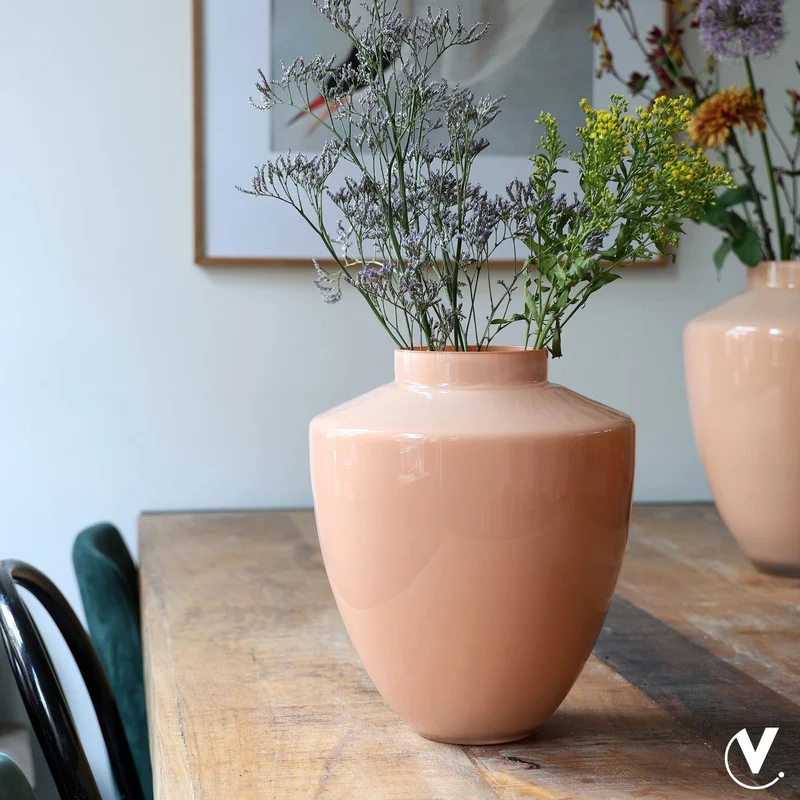 Vase Tugela Pastellpfirsich