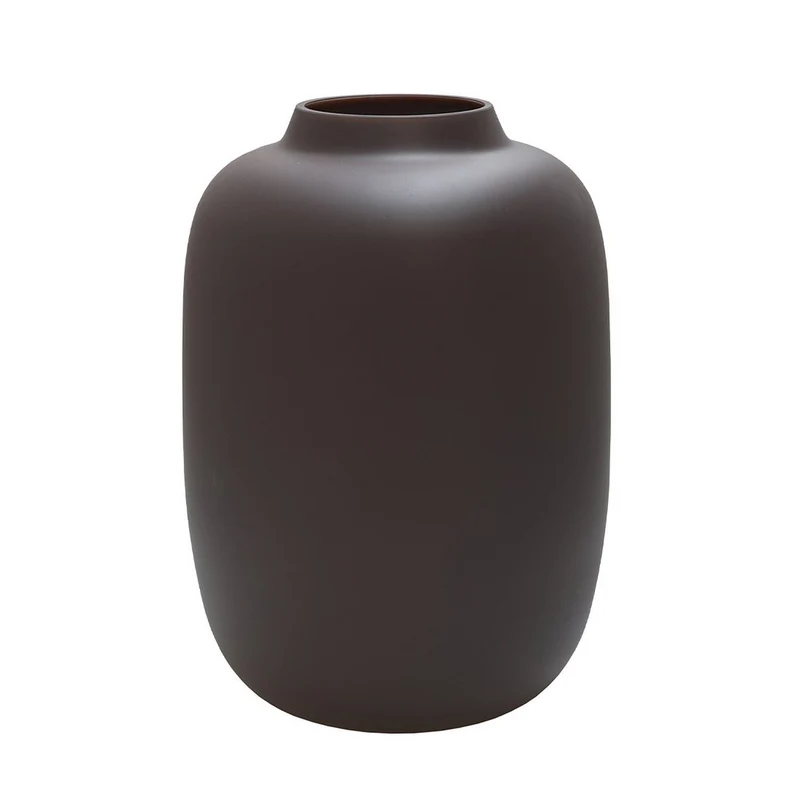 Vase Artic Mattes Erdbraun