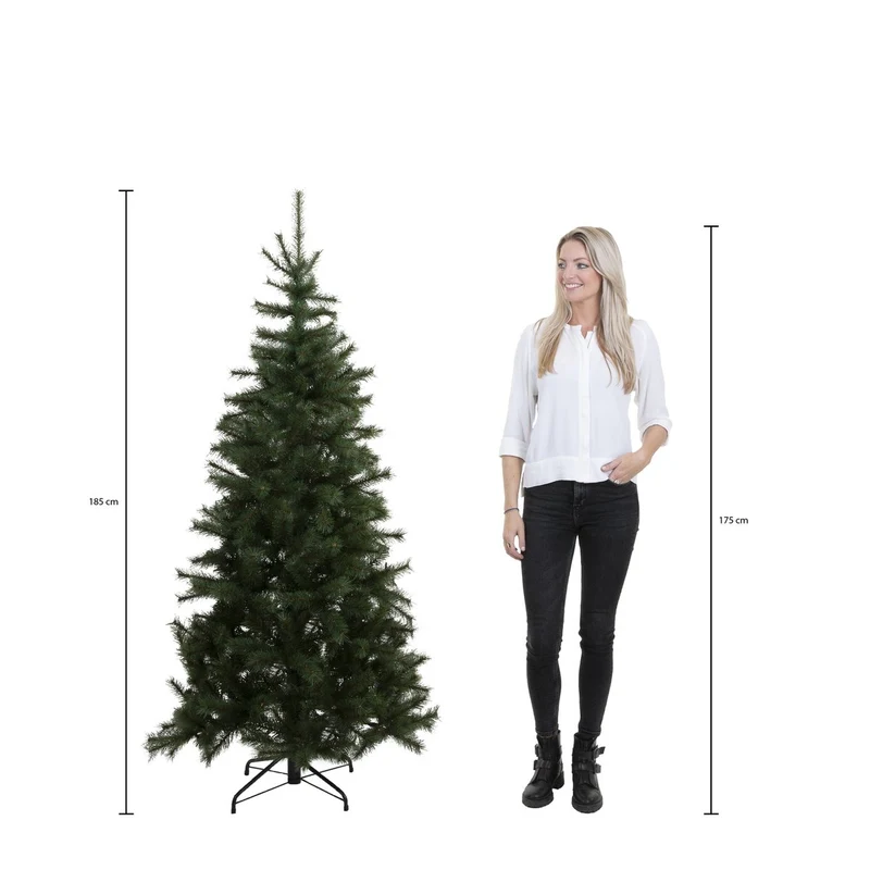 Forest Frosted Künstlicher Weihnachtsbaum – H185 x Ø130 cm – Grün