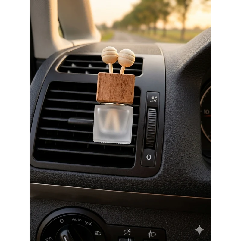 Autodiffusor mit Grasse-Duft und Buchenholz-Verschluss