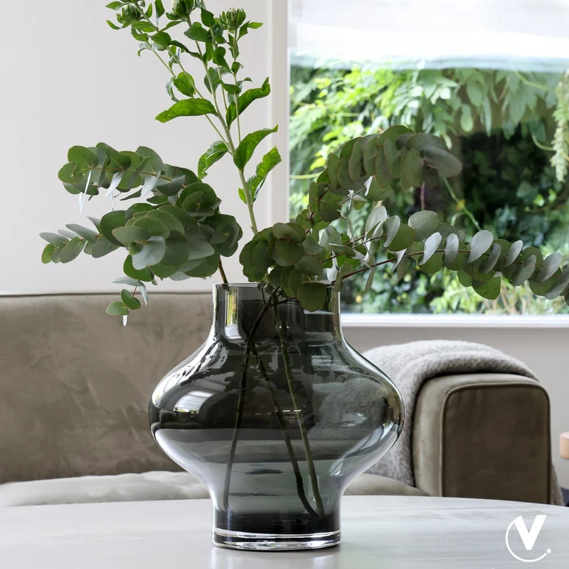 Vase Ruvuma Grau