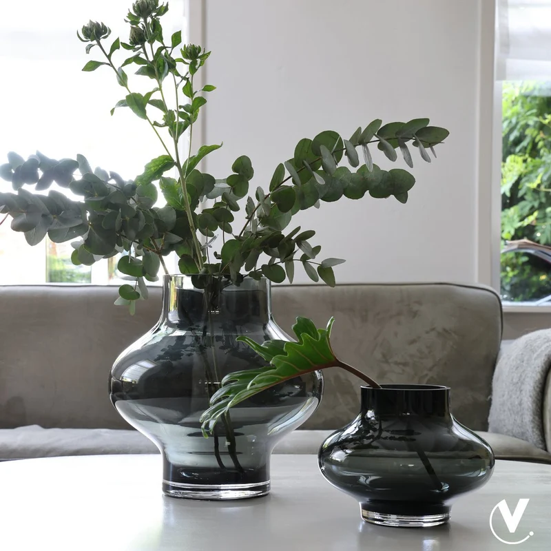 Vase Ruvuma Grau
