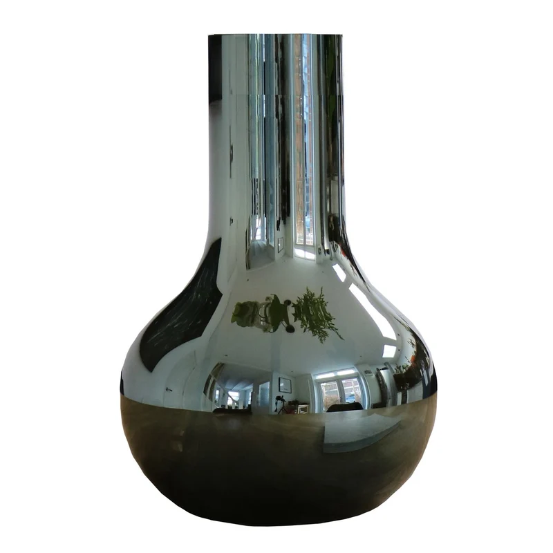 Vase Seim Glänzend Grau