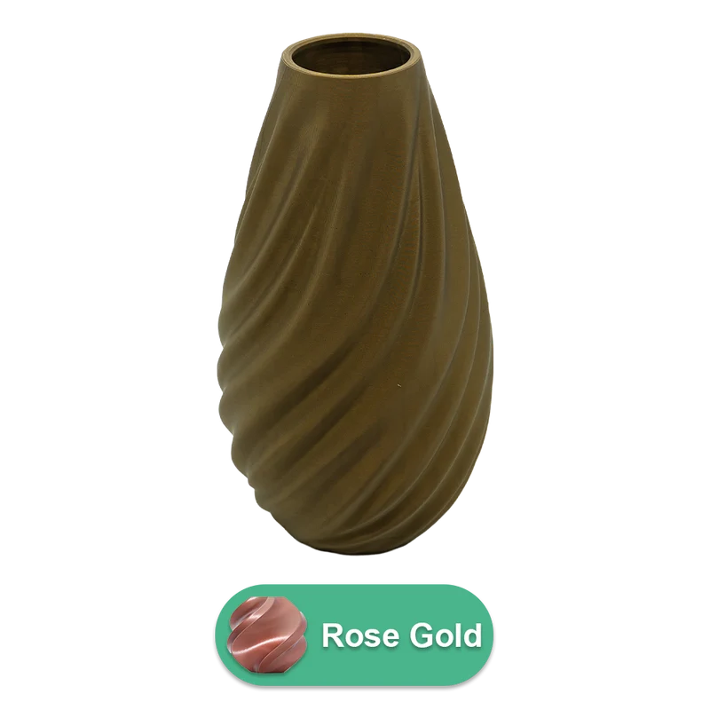 Lunaris 3D-Vase – 3D-gedruckte Vase – nachhaltiges PLA – geeignet für künstliche Blumen