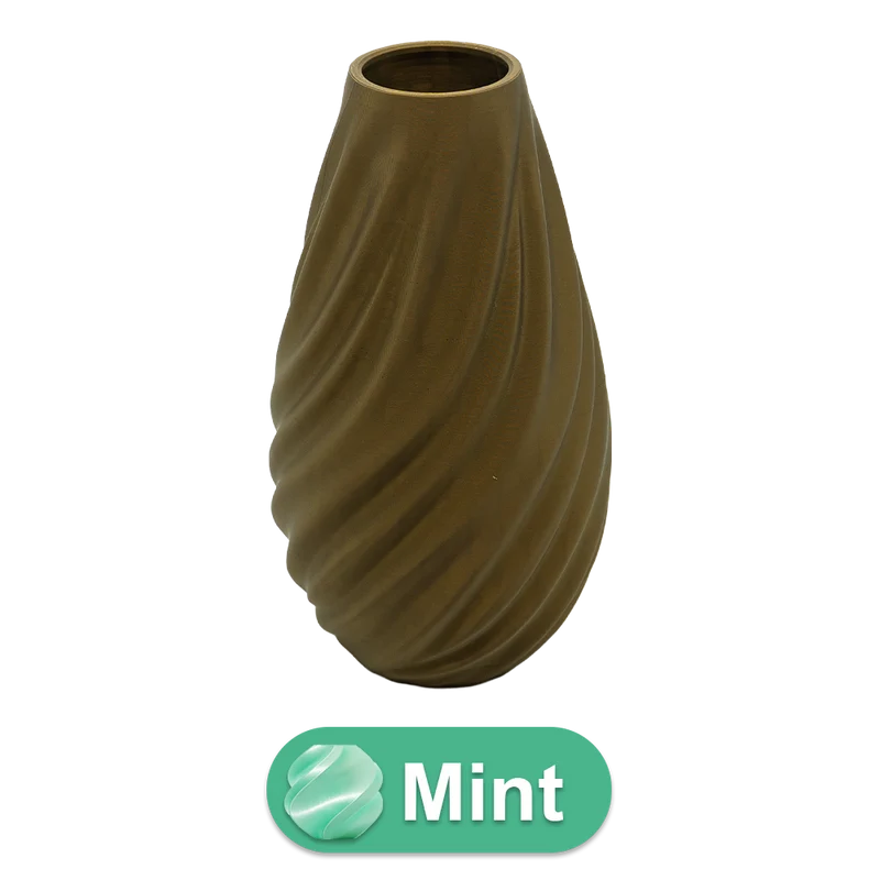 Lunaris 3D-Vase – 3D-gedruckte Vase – nachhaltiges PLA – geeignet für künstliche Blumen