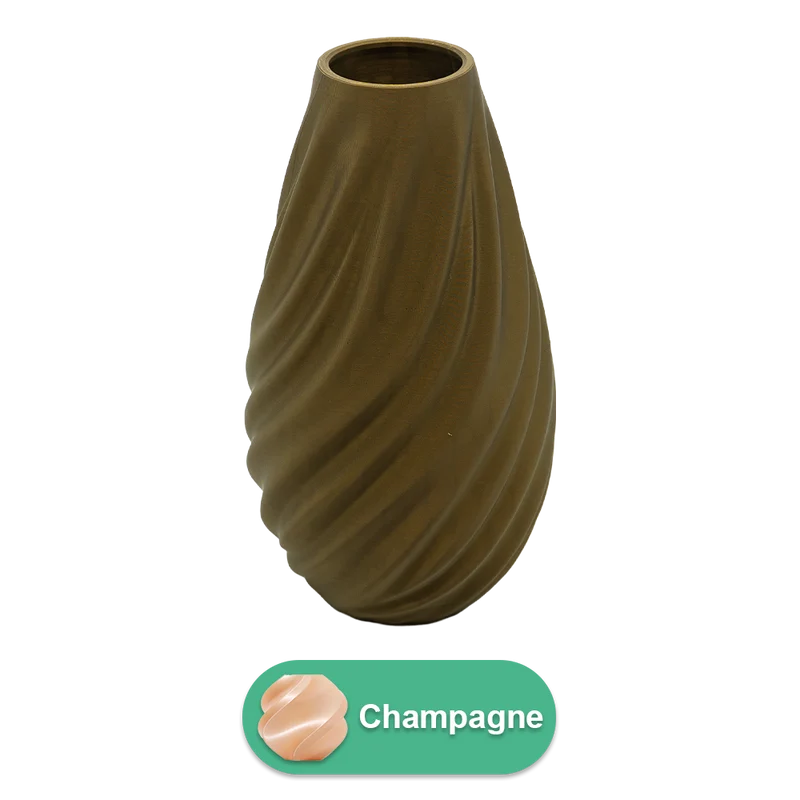 Lunaris 3D-Vase – 3D-gedruckte Vase – nachhaltiges PLA – geeignet für künstliche Blumen