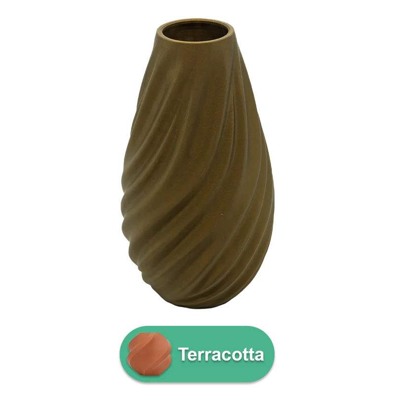 Lunaris 3D-Vase – 3D-gedruckte Vase – nachhaltiges PLA – geeignet für künstliche Blumen
