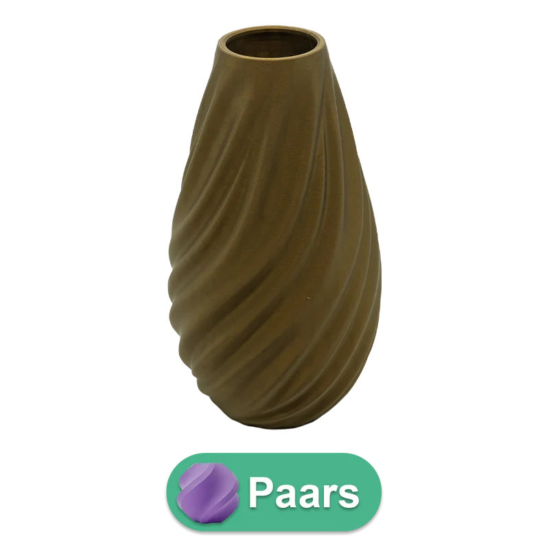 Lunaris 3D-Vase – 3D-gedruckte Vase – nachhaltiges PLA – geeignet für künstliche Blumen