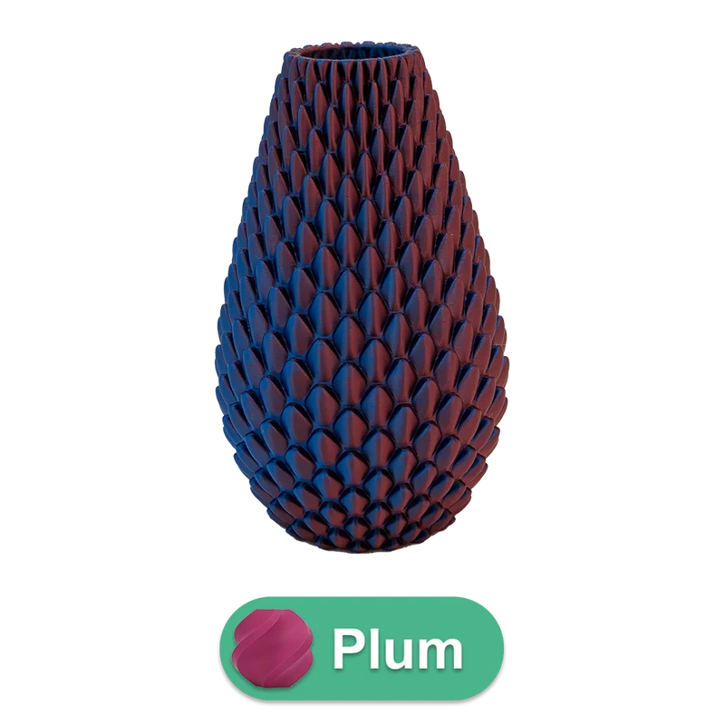 Myraka 3D-Vase – 3D-gedruckte Vase – nachhaltiges PLA – geeignet für künstliche Blumen