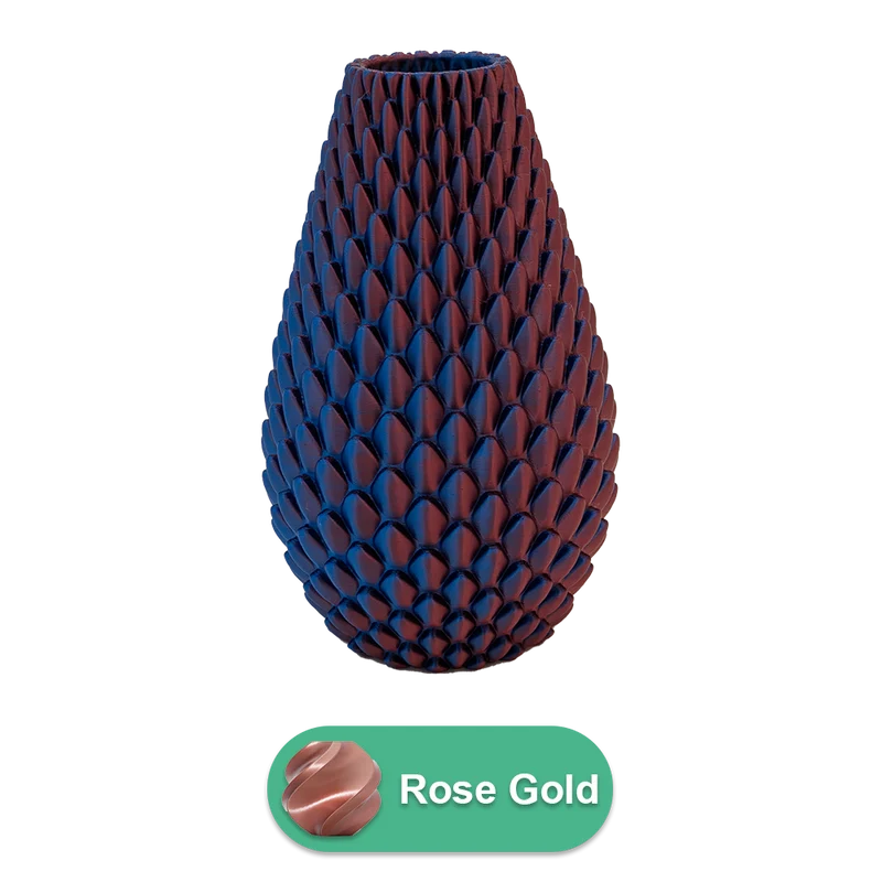 Myraka 3D-Vase – 3D-gedruckte Vase – nachhaltiges PLA – geeignet für künstliche Blumen