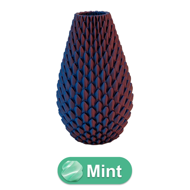 Myraka 3D-Vase – 3D-gedruckte Vase – nachhaltiges PLA – geeignet für künstliche Blumen