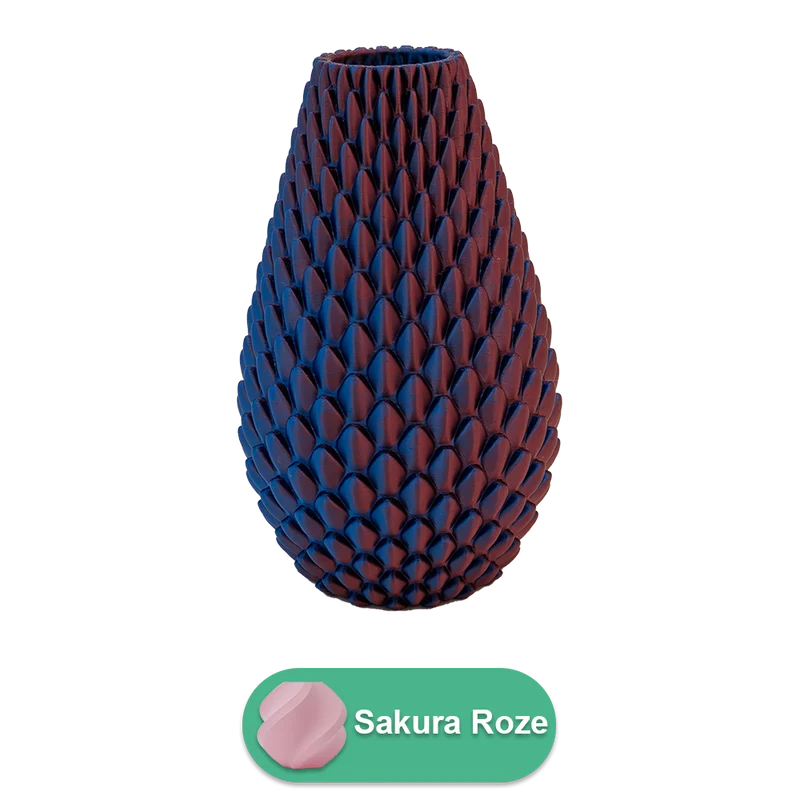 Myraka 3D-Vase – 3D-gedruckte Vase – nachhaltiges PLA – geeignet für künstliche Blumen