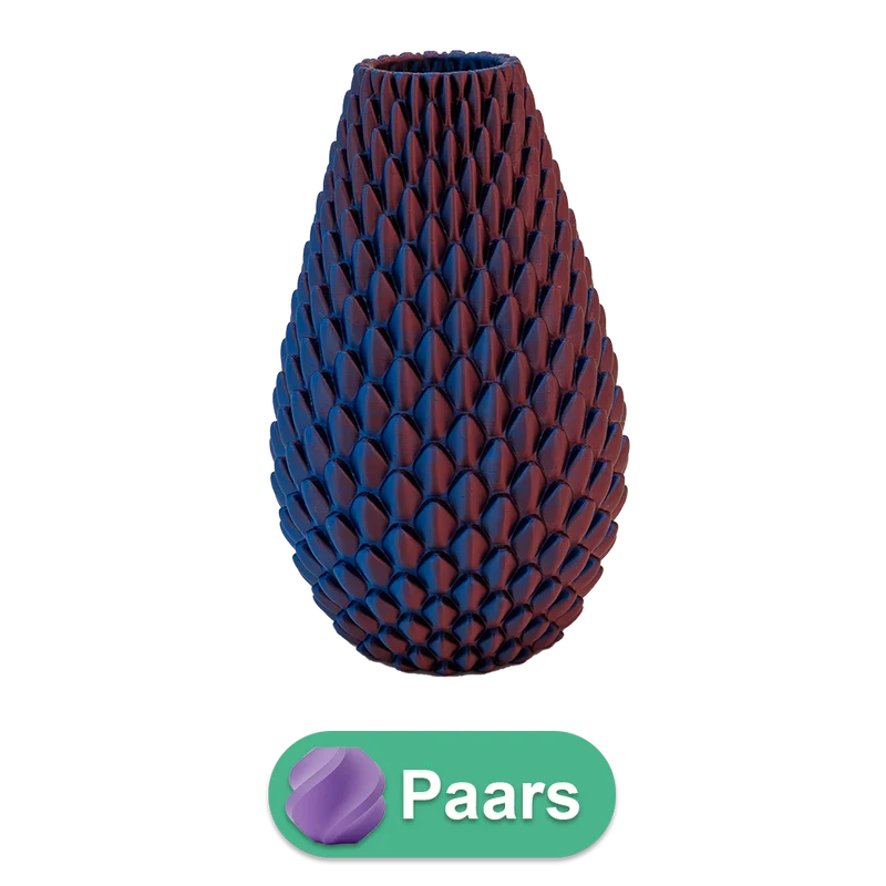 Myraka 3D-Vase – 3D-gedruckte Vase – nachhaltiges PLA – geeignet für künstliche Blumen