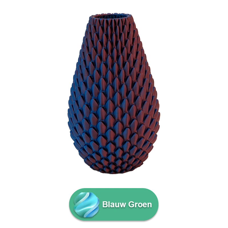 Myraka 3D-Vase – 3D-gedruckte Vase – nachhaltiges PLA – geeignet für künstliche Blumen