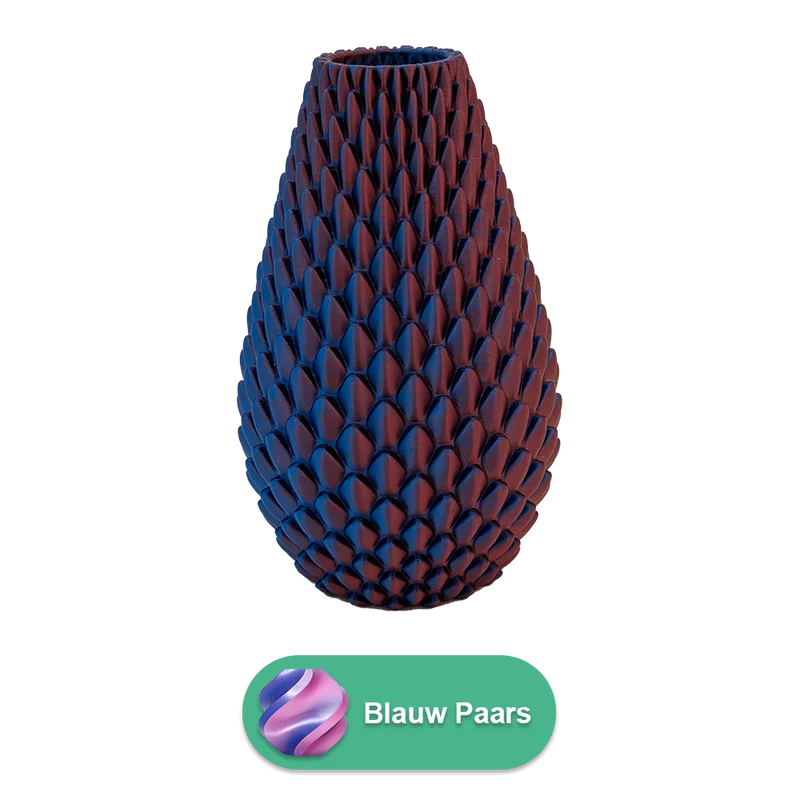 Myraka 3D-Vase – 3D-gedruckte Vase – nachhaltiges PLA – geeignet für künstliche Blumen