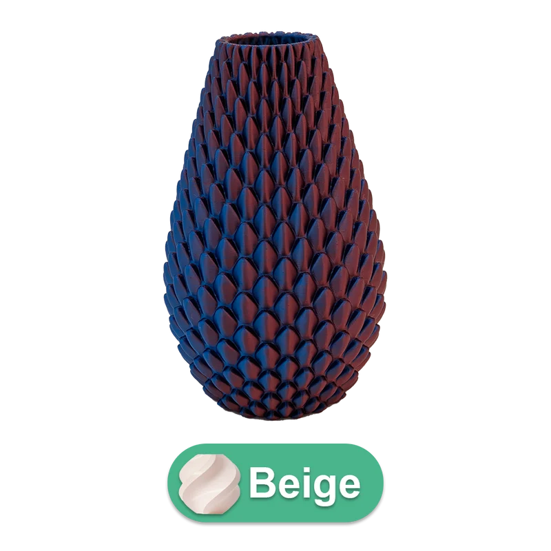 Myraka 3D-Vase – 3D-gedruckte Vase – nachhaltiges PLA – geeignet für künstliche Blumen