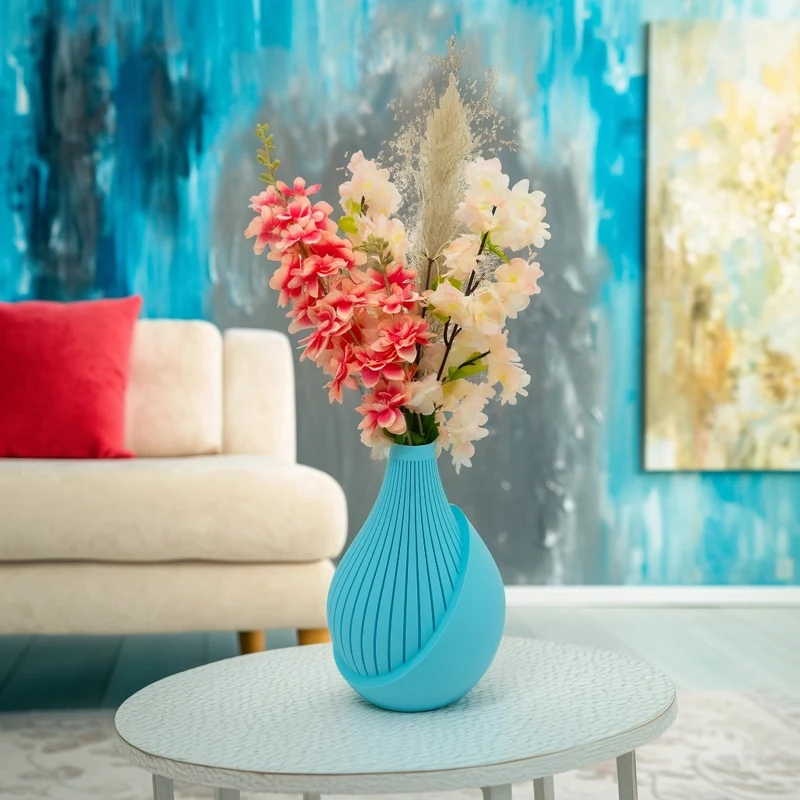 Elodie 3D-Vase – 3D-gedruckte Vase – nachhaltiges PLA – geeignet für künstliche Blumen