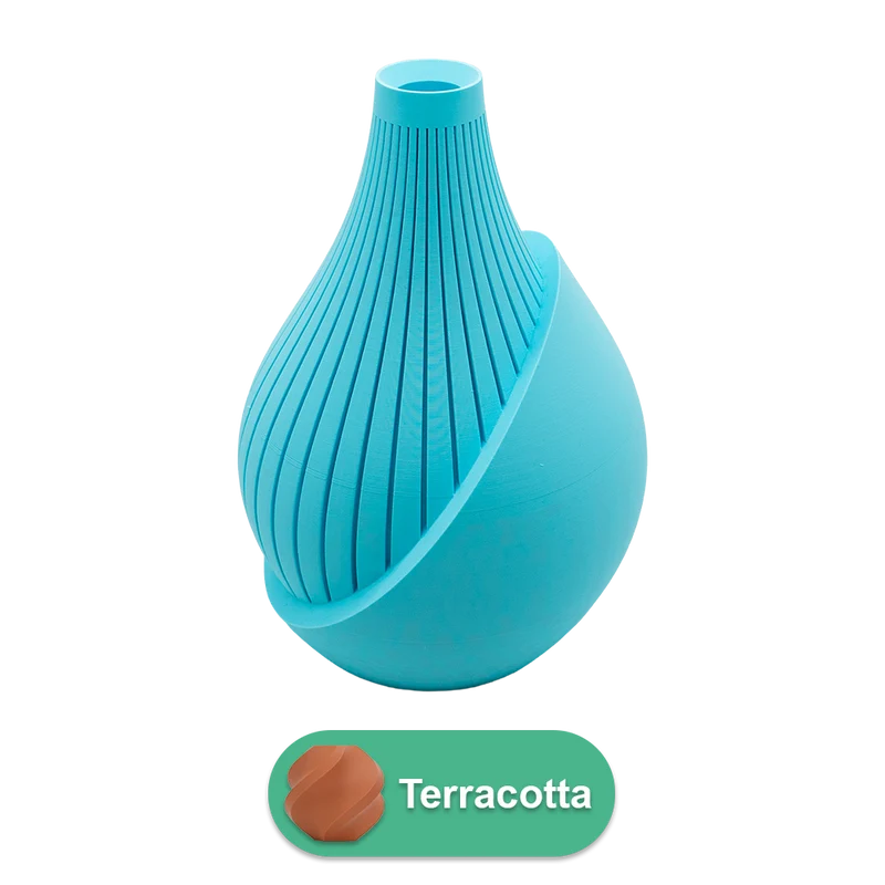 Elodie 3D-Vase – 3D-gedruckte Vase – nachhaltiges PLA – geeignet für künstliche Blumen