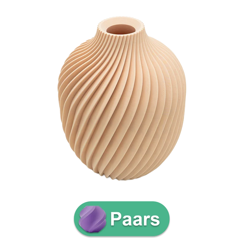 Nova 3D Vase – 3D-gedruckte Vase – Nachhaltiges PLA – Geeignet für künstliche Blumen