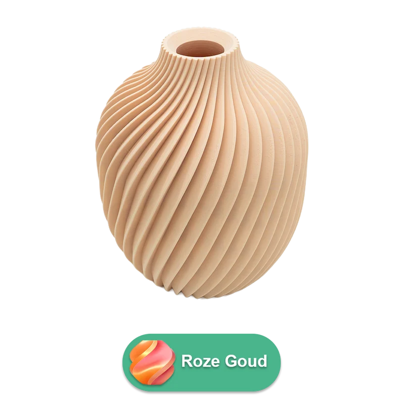 Nova 3D Vase – 3D-gedruckte Vase – Nachhaltiges PLA – Geeignet für künstliche Blumen