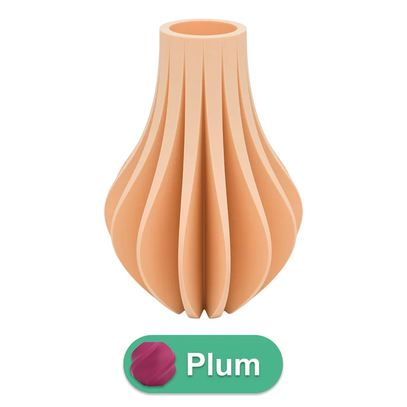 Aventa 3D-Vase – 3D-gedruckte Vase – nachhaltiges PLA – geeignet für künstliche Blumen